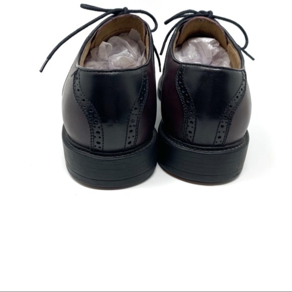 Florsheim Burgundy Saddle Shoes Lace Up 8.5 WIDE